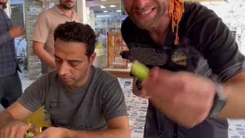 Cutting Okra in Baghdad Iraq