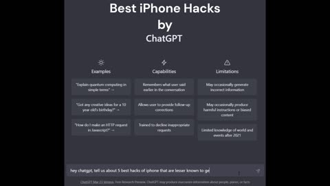 5 Little-Known iPhone Hacks You Need to Try Today - ChatGPTsays