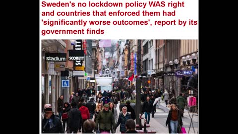 Sweden's No Lockdown Policy Was Right and Countries That Enforced Them Had This! #shorts