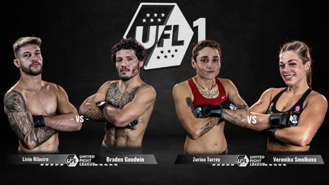 Ribeiro vs Goodwin & Turrey vs Smolkova | Bouts 3 and 4 | United Fight League 1