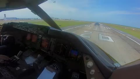 Boeing 747-400ERF Takeoff from Houston International Airport (KIAH)