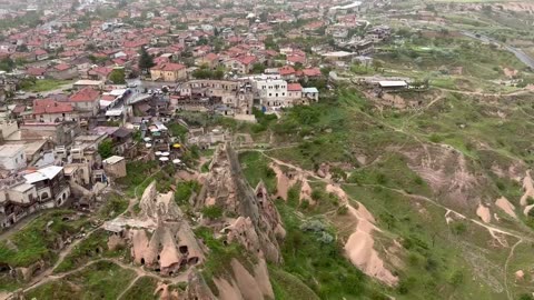 Views from Uchisar Castle Kapadokya 🇹🇷