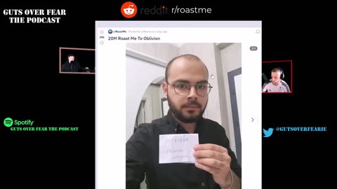 **TRIGGER WARNING** r/ROASTME REDDITORS ROASTED by GUTS OVER FEAR THE PODCAST