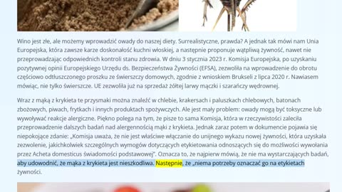 Co tak naprawdę dzieje się z naszym ciałem, gdy jemy owady