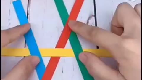 Shorts Video about Paper Ball craft with color papers