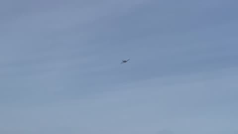 NORTH AMERICAN PBJ MAKES A PASS - 2023 POINT MUGU AIRSHOW