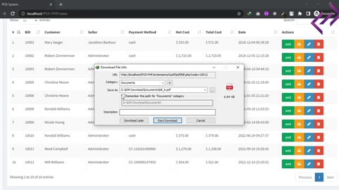 Point of Sale System (POS) Project in PHP with Source Code
