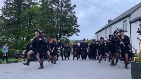 Beltane Border Morris - Dilwyn- TWO BRIDGES HOTEL- 2023