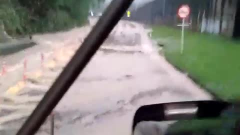 Emergencia en la vía al llano