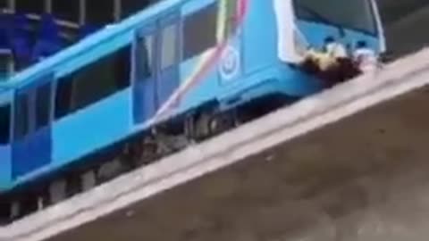 Outrage over pushing of recently-commissioned Lagos Blue Line Rail [Video]