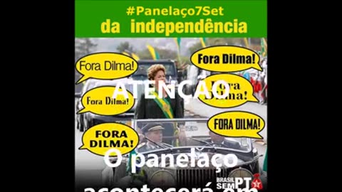 Vídeo de protesto contra o desgoverno, com paródia do Hino Nacional Brasileiro. 2015