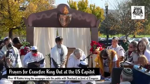 Anti-Israel Jews reading Torah