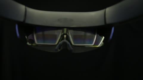 VR Goggles Wearing First Person Perspective