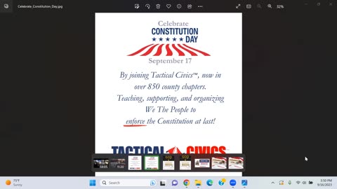 TACTICAL CIVICS: SEPTEMBER 17TH, 2023 CONSTITUITON DAY! COME CELEBRATE; JOIN TACTICALCIVICS.COM