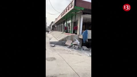 Eyewitness video shows destruction in China quake epicentre