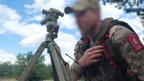 BM 21 Grad fire combing covered Ukrainian positions on Krasny Liman