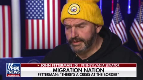 John Fetterman says we have a Border Crisis - Who is this guy? lol