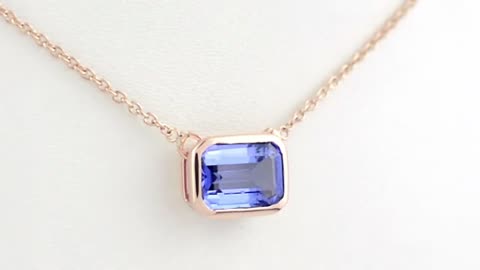 Blue Tanzanite Necklace For Sale |Chordia Jewels |