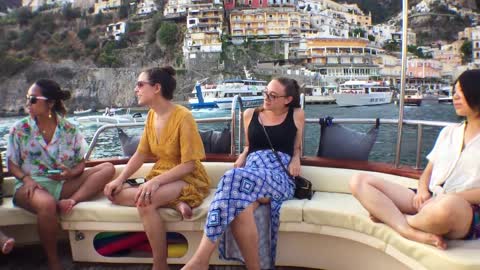 Positano, Italy--just a fun BOAT VIDEO!