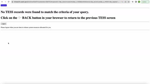 USPTO Trademark Search Verizon Trademark Services Zero Results No Tess Records April 21, 2023