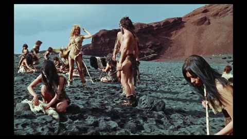 One Million Years 1966 Raquel Welch scene 4 remastered 4k