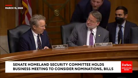 Rand Paul Threatens Gary Peters With Walkout, Causing Sinema To Call To 'Lower The Temperature'