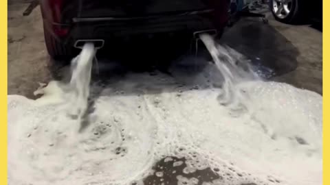 Suds making machine, funny and unexpected