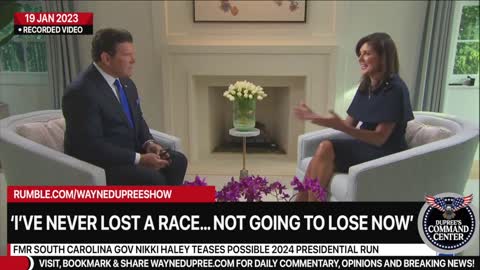 Haley Teases 2024 Run: ‘I’ve Never Lost a Race… Not Going to Lose Now’