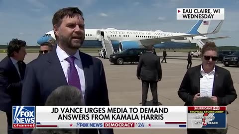 JD Vance JABS at Kamala Harris_ 'Doesn't answer questions from reporters'