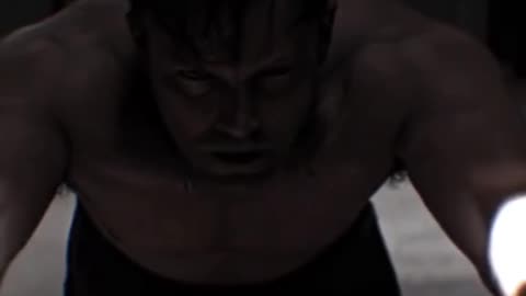 Batfleck intense workout