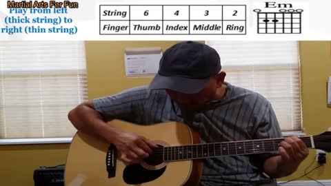 How To Play 'Em Chord' Fingerpicking