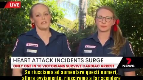 Victoria, Australia: arresti cardiaci alle stelle.