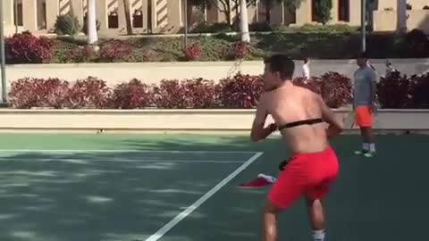 Dominic Thiem Training