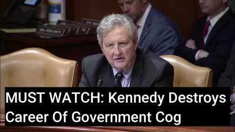 Sen. Kennedy Destroys Dumb Government Employee