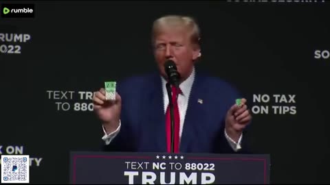 TRUMP DEMONSTRATES INFLATION WITH TICTACS