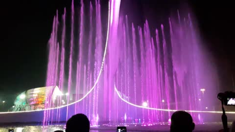 singing fountain in Sochi