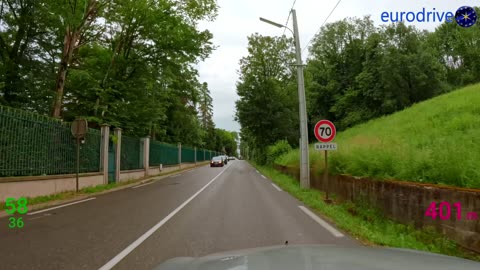 France 🇫🇷 second drive along Lake Geneva