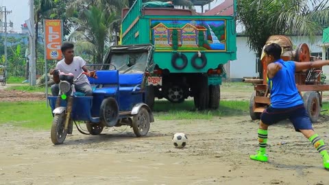 "Caught on Camera: The Ultimate Fake Football Kick Prank!"