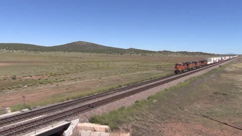 BNSF Unit Train at Cordero Jct, WY