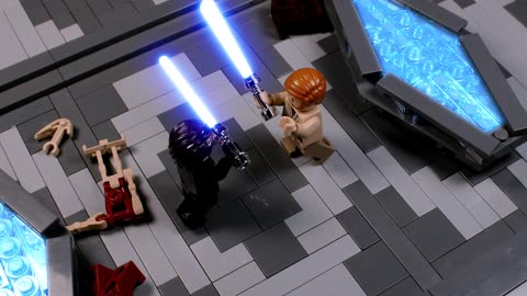 Star Wars Lego Fight Scene - Anakin vs. Obi Wan