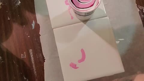 Pink Fluid Art