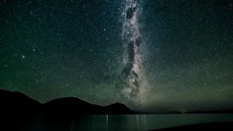 Beautiful Time Lapse of Milky way galaxy