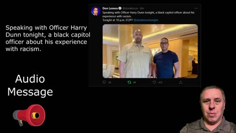 CNN Don Lemon uses capital police officer as a puppet.