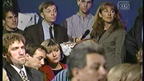 Conférence de presse de Jacques Villeneuve en route vers le Grand prix du Canada 1998