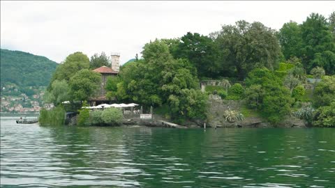 stresa italy building and park with fountain people outdoor summer