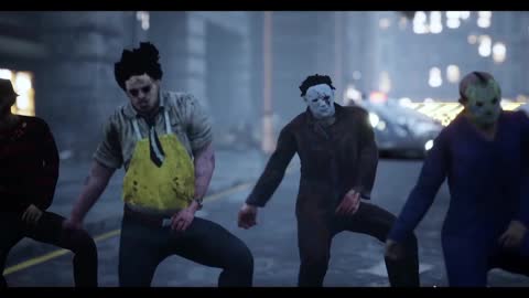 Horror Villains perform Thriller Dance