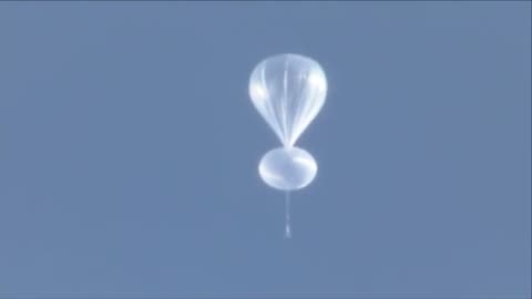 A balloon attracted the attention of the public Friday while flying near Denver.