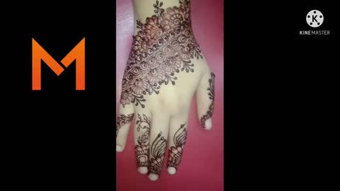 Easy and wonderful mehndi design