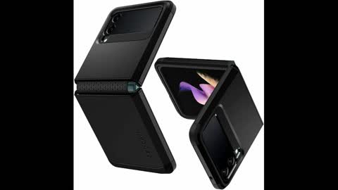 For Galaxy Z Flip 3 Case | Spigen [ Tough Armor ] Shockproof Slim Non Slip Cover