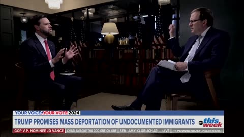 J.D. Vance Spars With Jonathan Karl Over Illegal Immigration